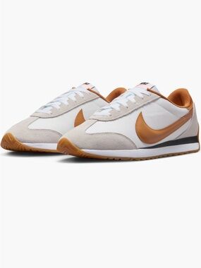 NIB Nike Pacific Low Top Sneaker, White/Desert Ochre, Men’s 6.5